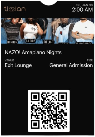 Tixian application screens